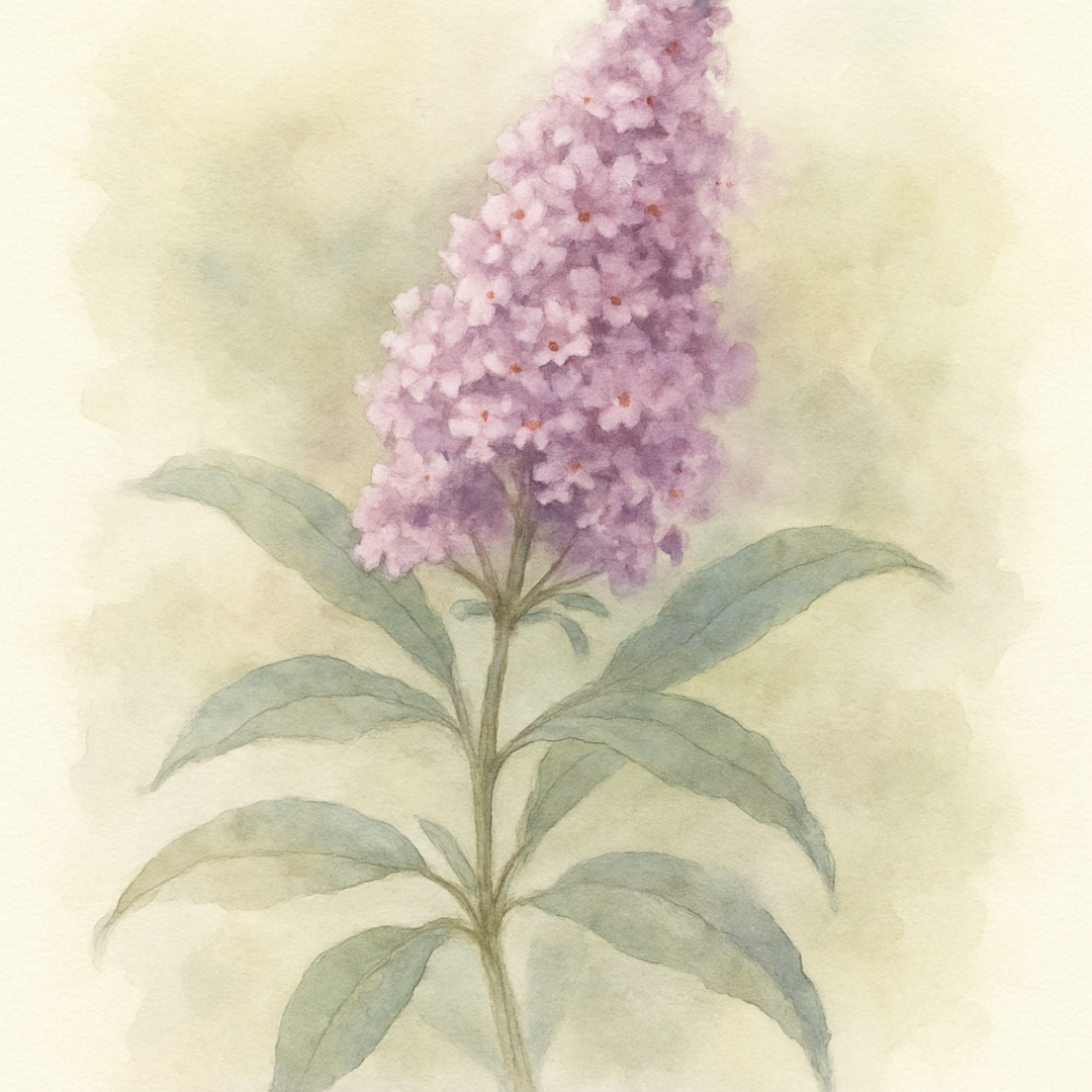 Buddleja (Buddleia) Butterfly Candy Series Lila Sweetheart Dwarf Buddleia