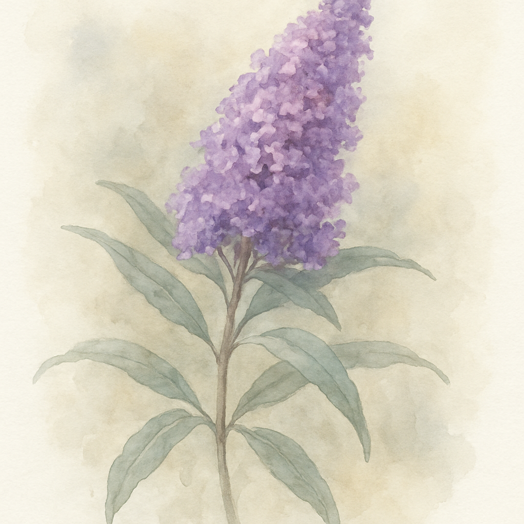 Buddleja (Buddleia) Butterfly Candy Series Little Lila Dwarf Buddleia