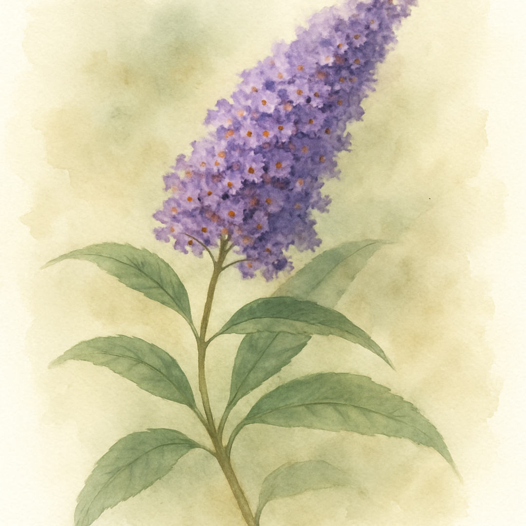 Buddleja (Buddleia) davidii 'Greenway's River Dart'