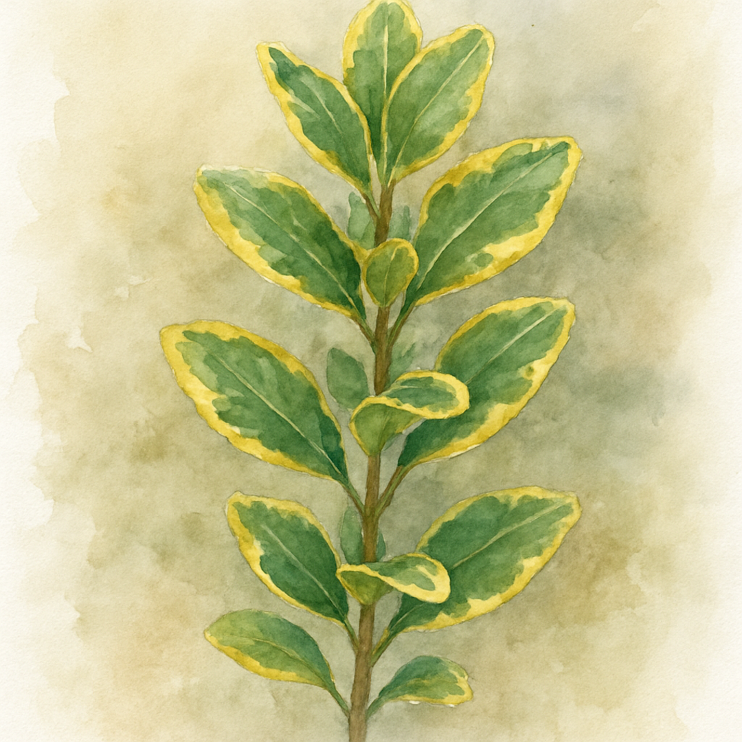 Buxus sempervirens 'Latifolia Maculata'