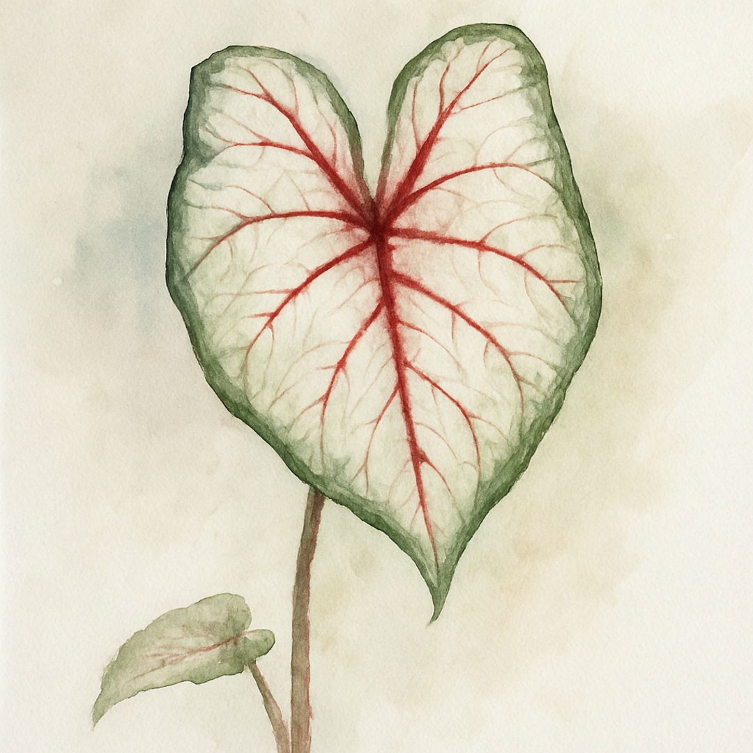 Caladium 'White Queen'