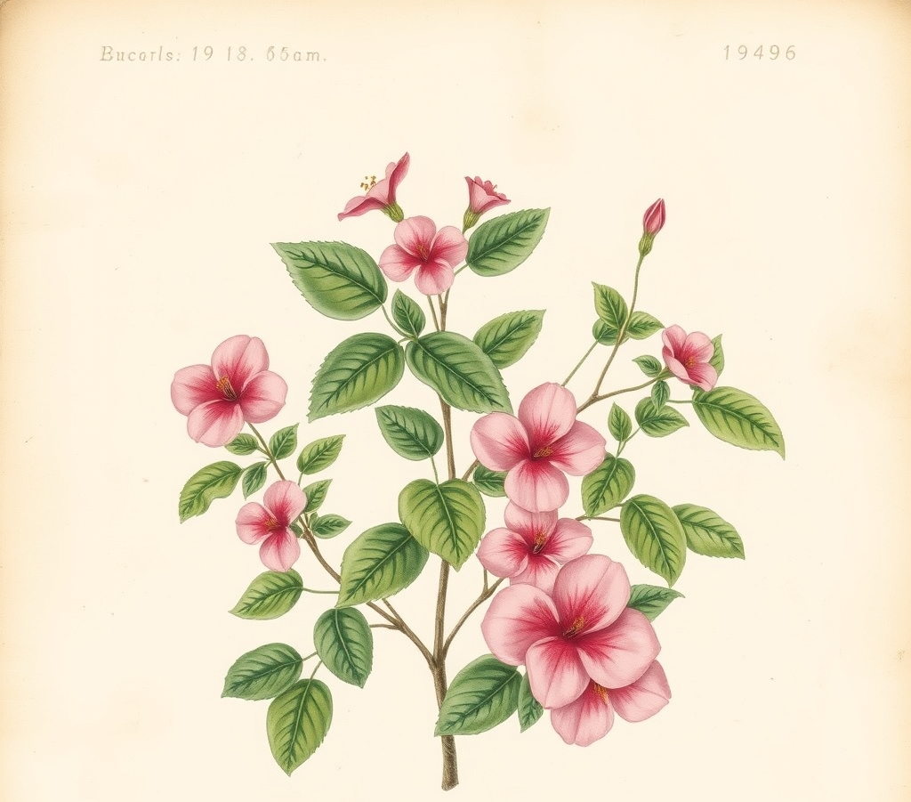 Hard To Kill Shrub Mix Euonymus, Camellia Lady Campbell, Pink Azalea & Pink Lavatera