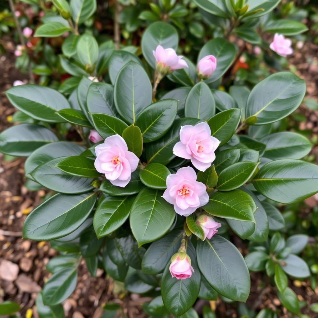 Camellia japonica ‘Baby Sis’