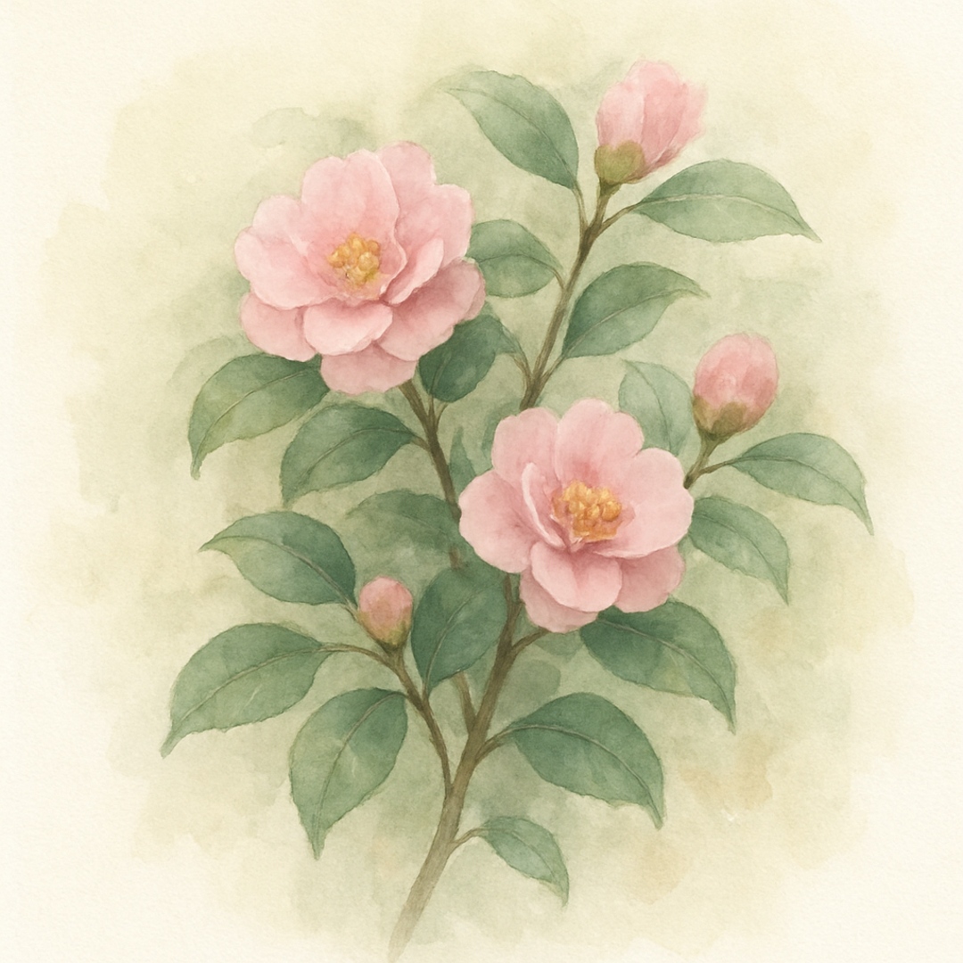 Camellia japonica ‘Baby Sis’