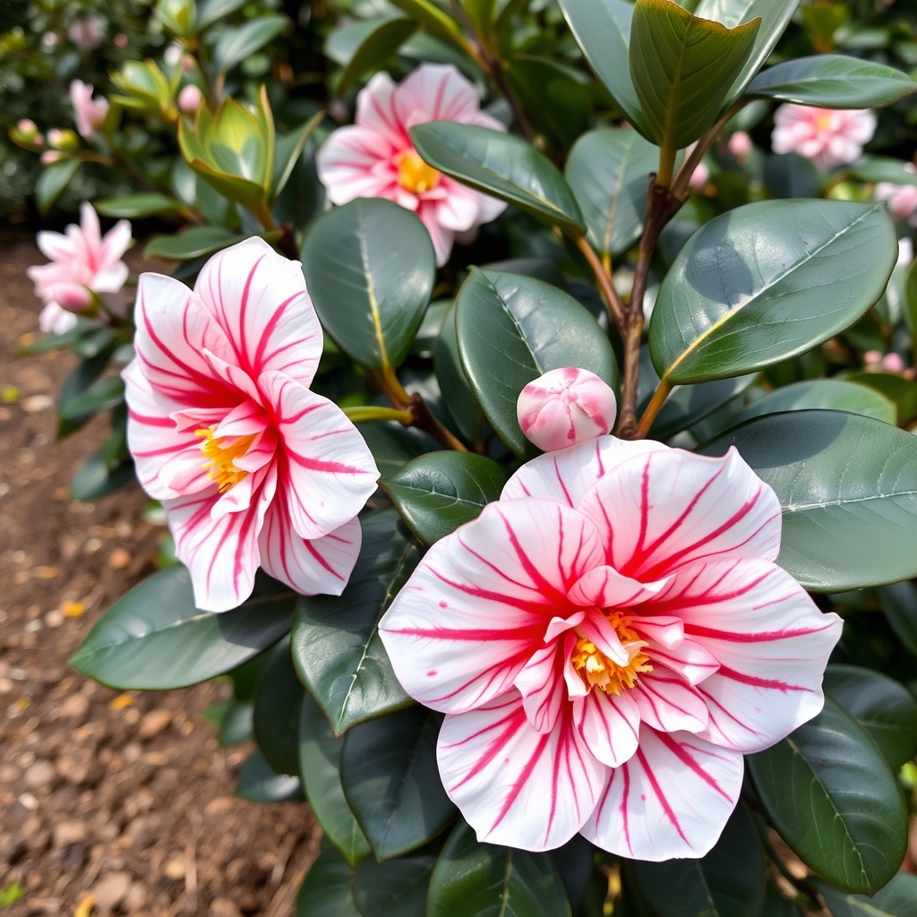Camellia japonica ‘Moshe Dayan’