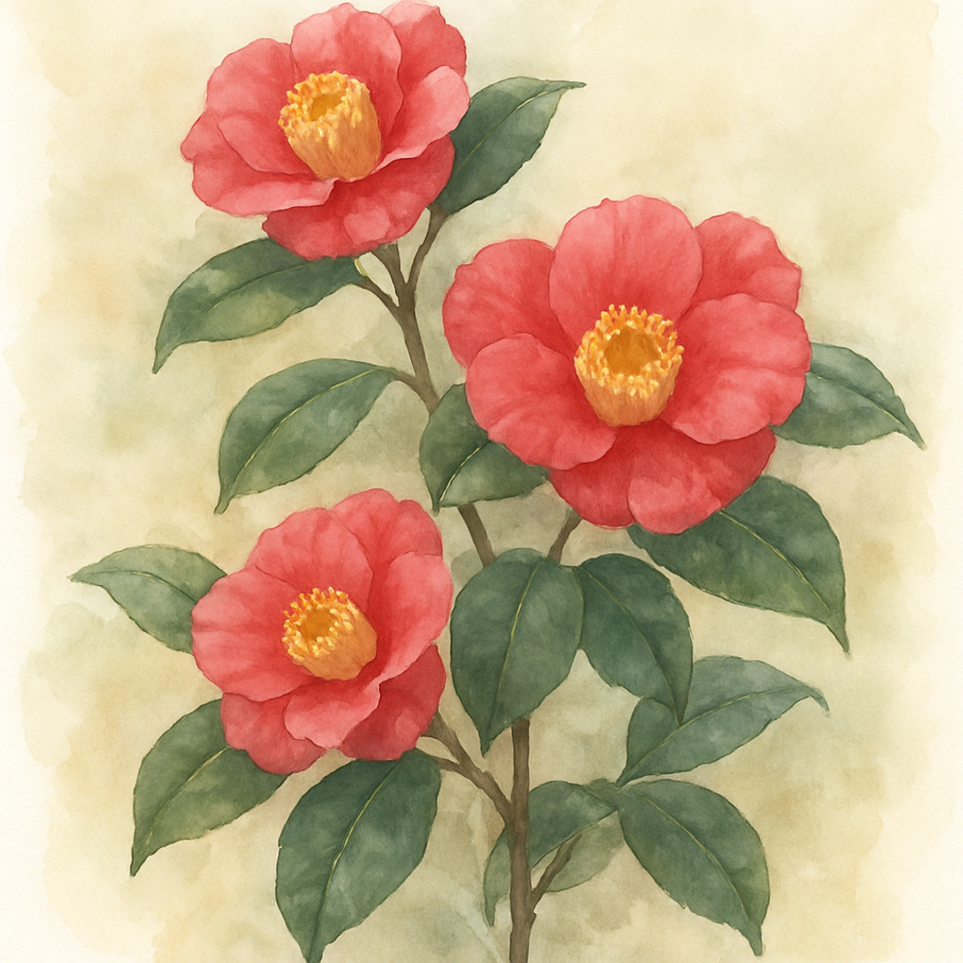 Camellia Japonica Dr King