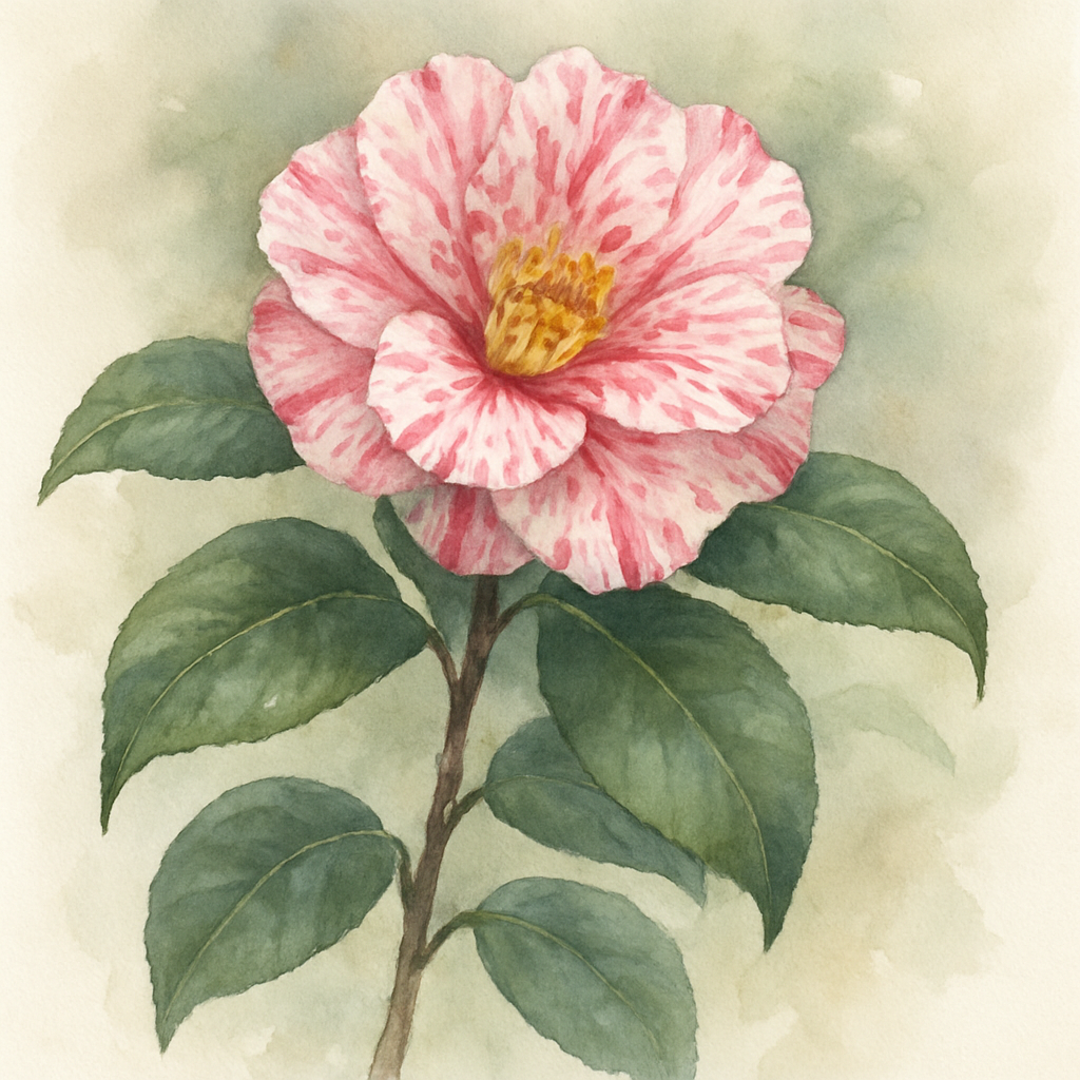 Camellia japonica ‘Moshe Dayan’
