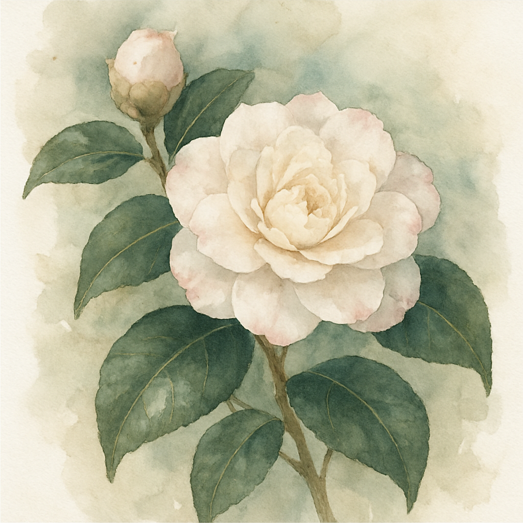 Camellia japonica Nuccios Pearl