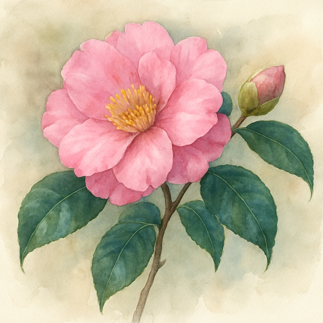 Camellia japonica 'R.L. Wheeler'