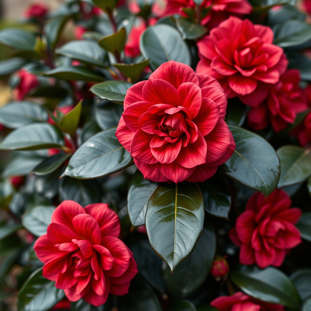 Camellia Japonica Triumphans