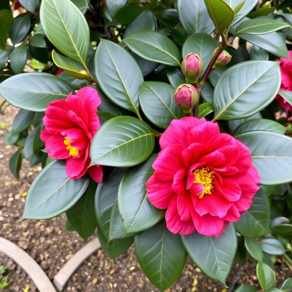 Camellia reticulata Captain Rawes