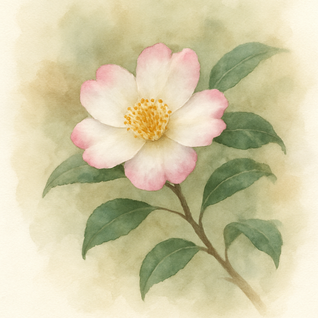 Camellia sasanqua Narumigata
