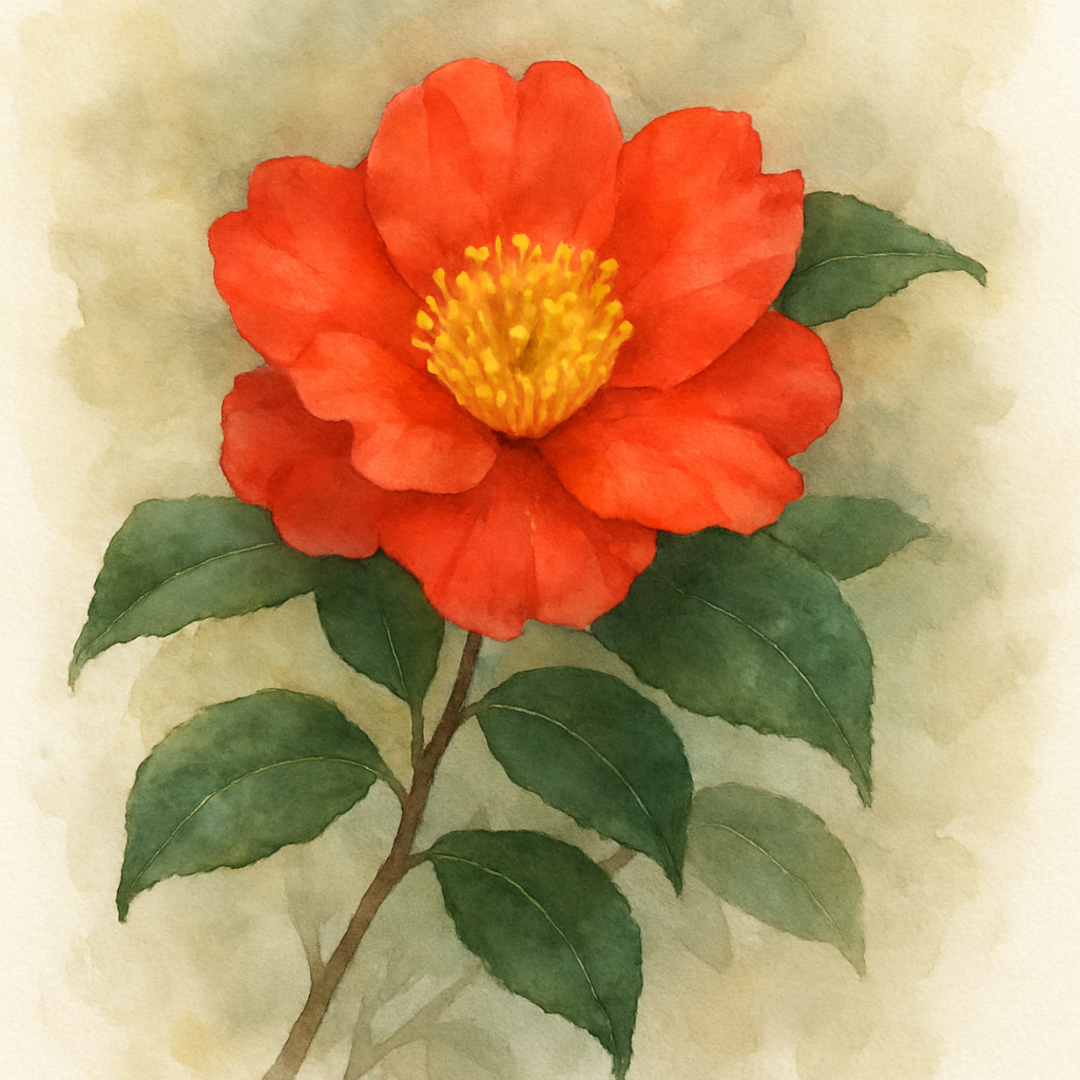 Camellia sasanqua Yuletide