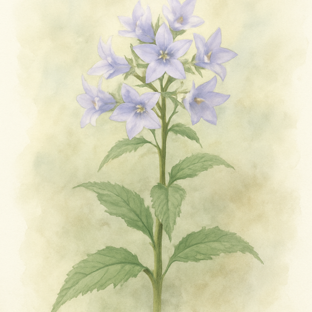 Campanula lactiflora 'Assendon Pearl'