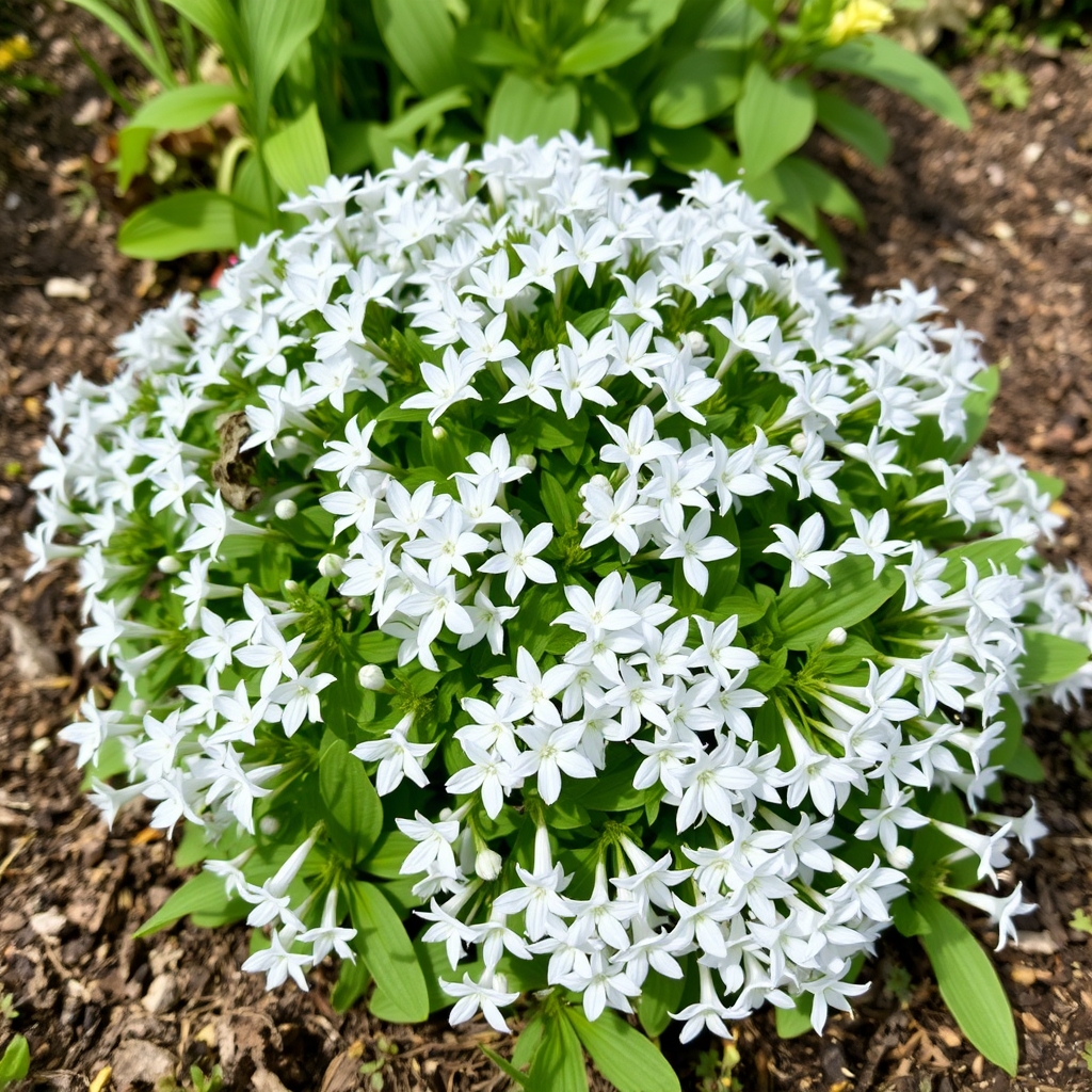 Campanula lactiflora 'White Pouffe'