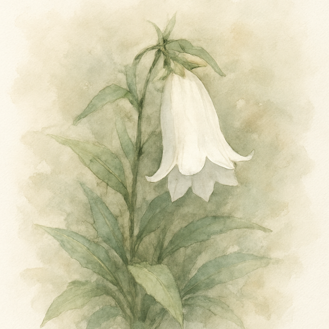 Campanula takesimana 'White Giant'