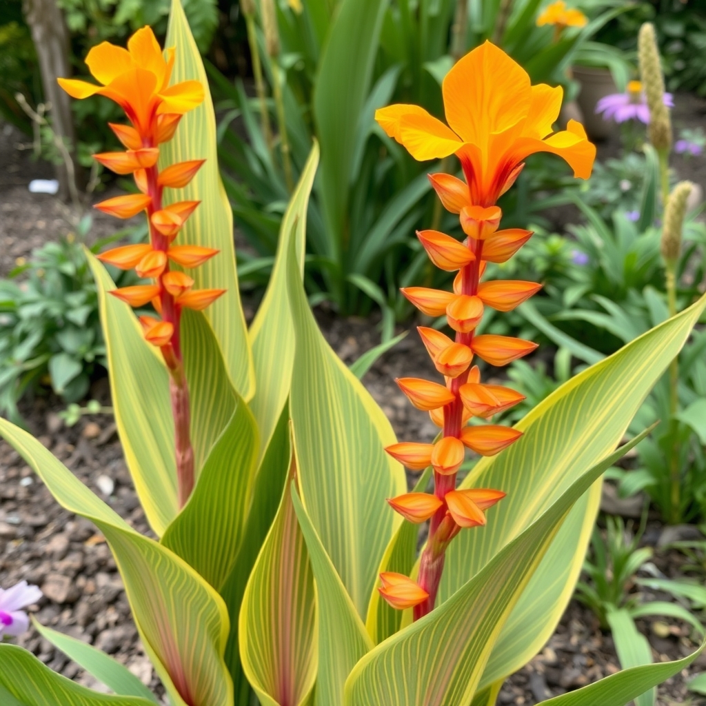 Canna Durban Tropicanna large pots
