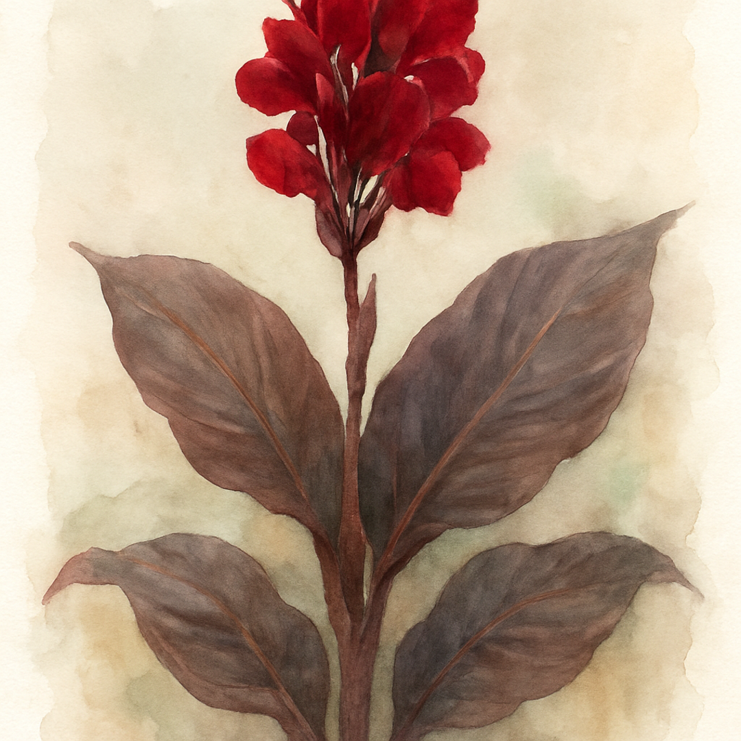 Canna indica ‘Red Velvet’