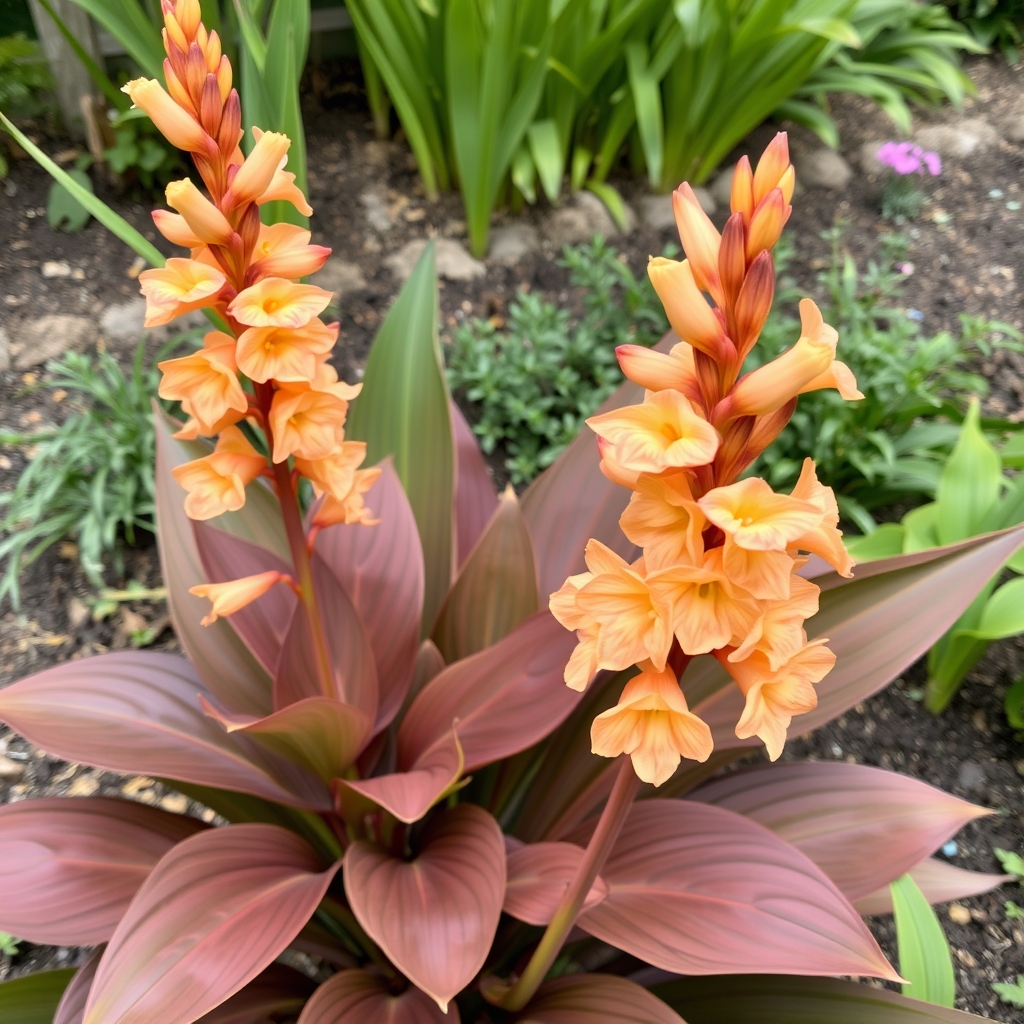 Canna Lily 'Cannova Bronze Peach'