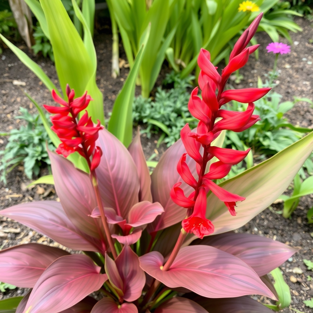 Canna Lily 'Cannova Bronze Scarlet'