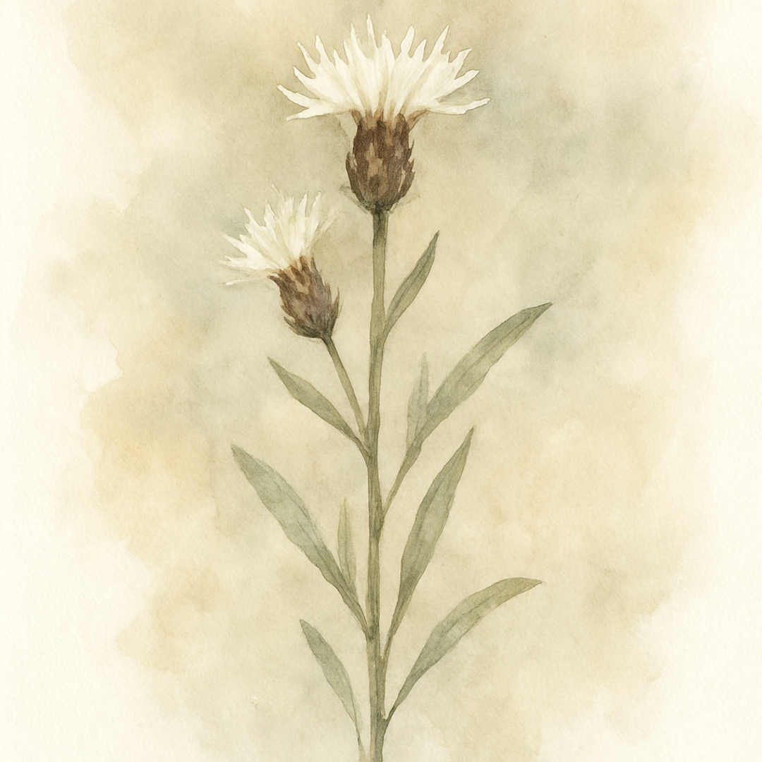 Centaurea nigra 'Waterfall White'