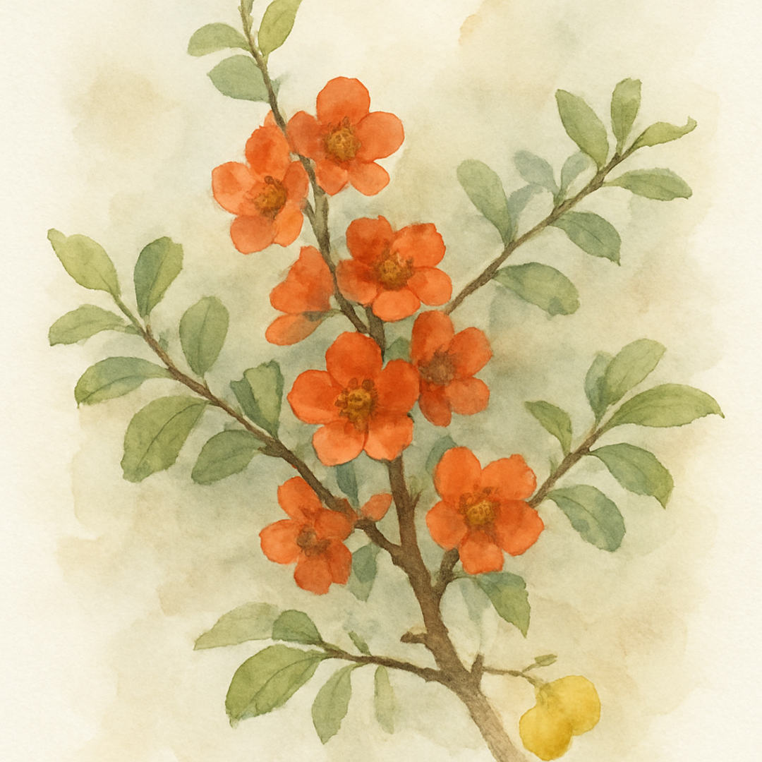 Chaenomeles japonica