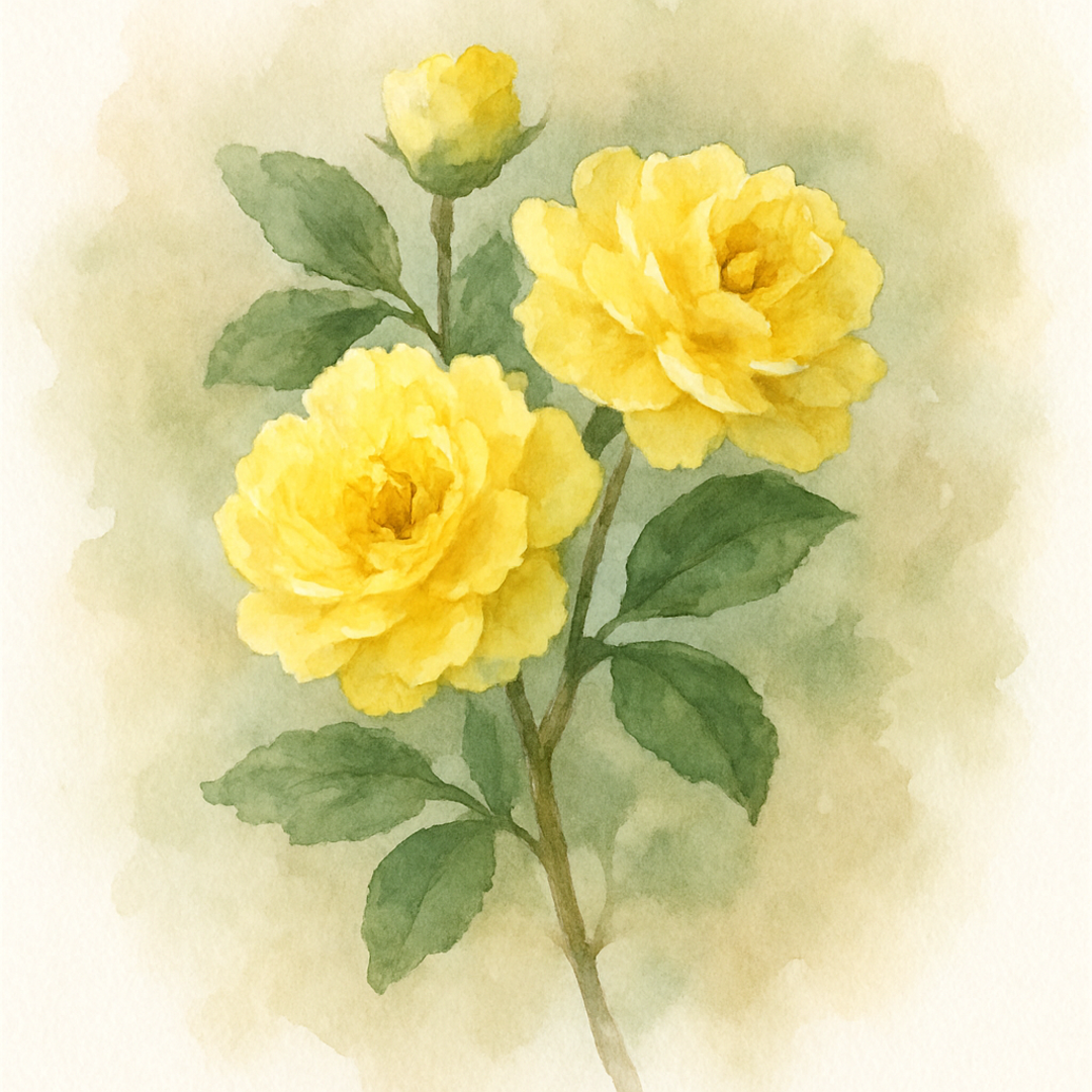 Chaenomeles 'Lemon Sorbet'