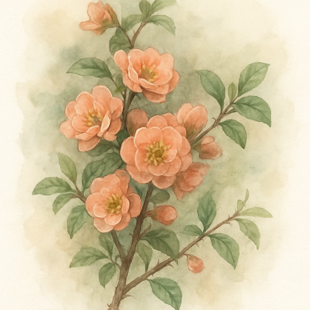 Chaenomeles speciosa 'Cameo'
