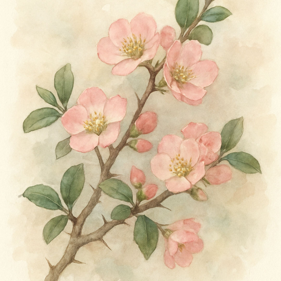 Chaenomeles speciosa 'Moerloosei'