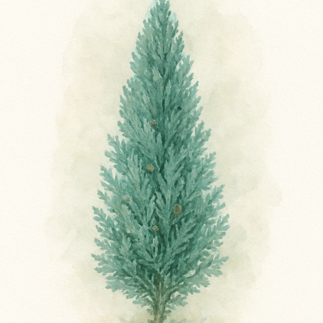 Chamaecyparis lawsoniana 'Columnaris Glauca' Tree