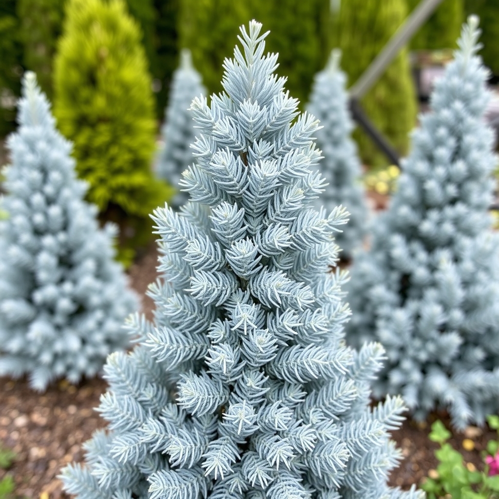 Chamaecyparis lawsoniana 'Pembury Blue' Tree