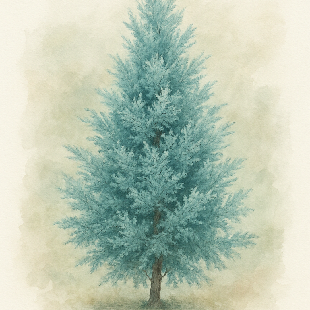 Chamaecyparis lawsoniana 'Pembury Blue' Tree