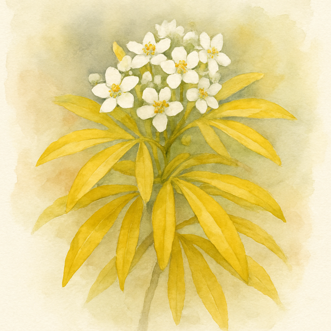 Choisya ternata Goldfingers Mexican Orange Blossom