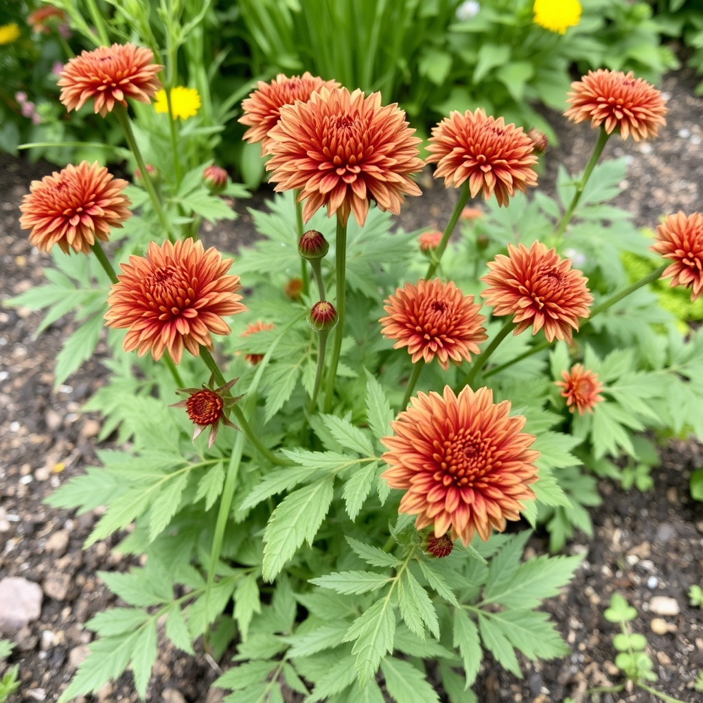 Chrysanthemum Bronze Elegance
