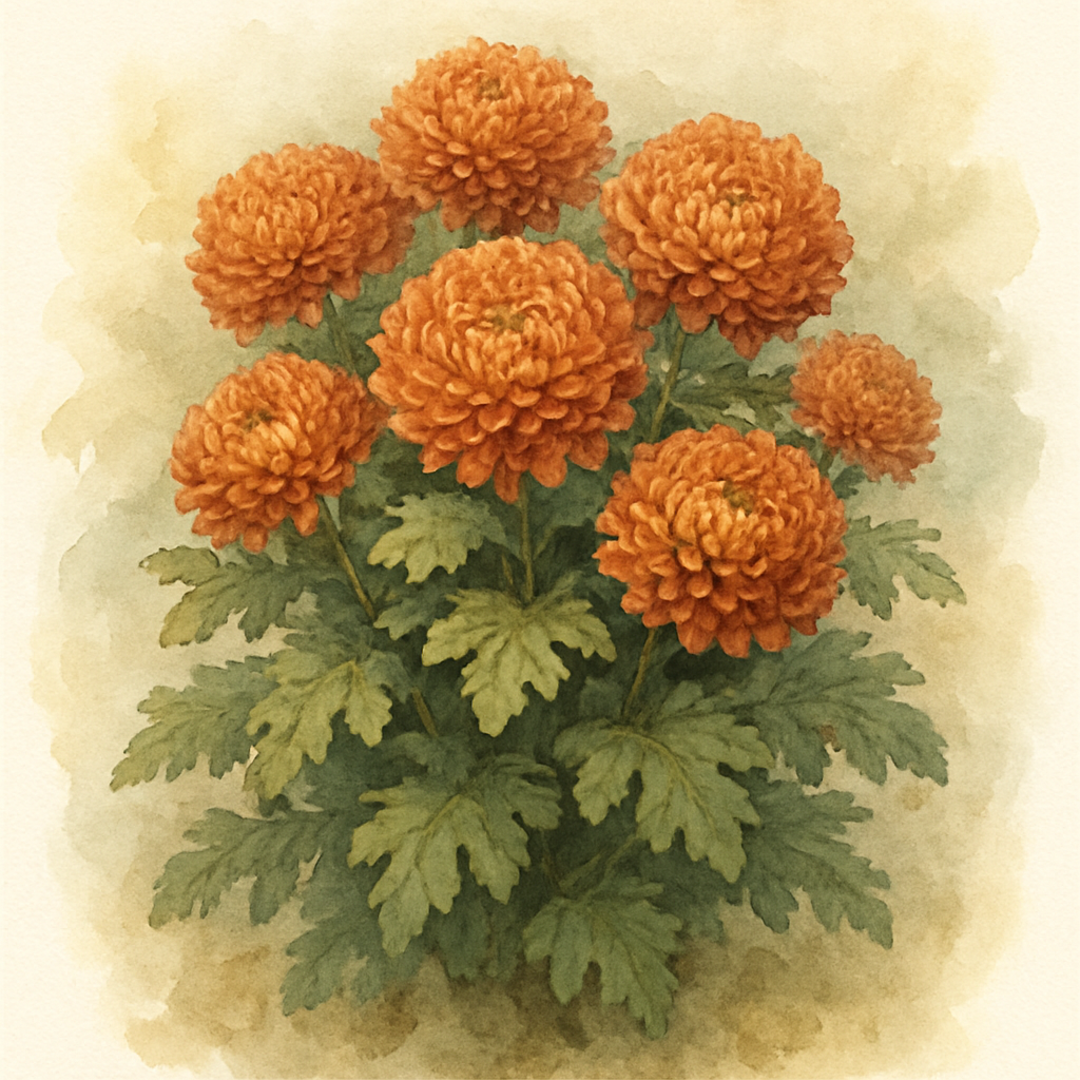 Chrysanthemum 'Bronze Elite'