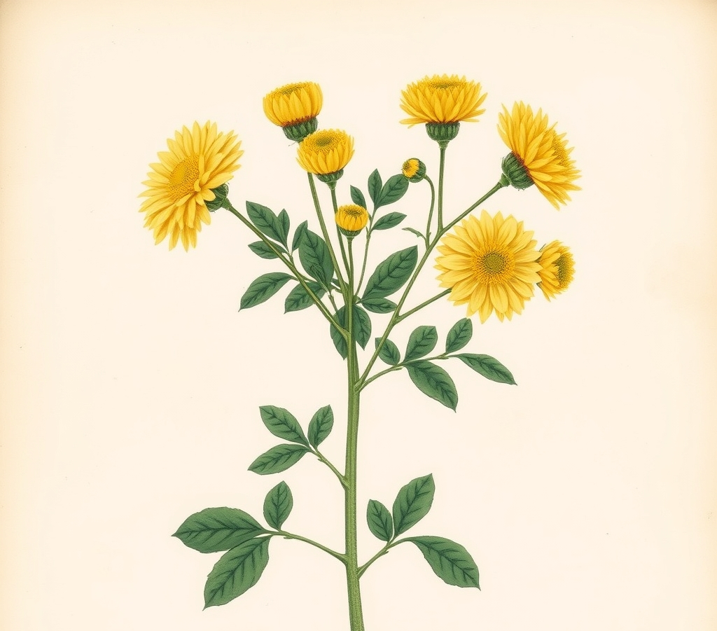 Chrysanthemum 'Early Yellow'