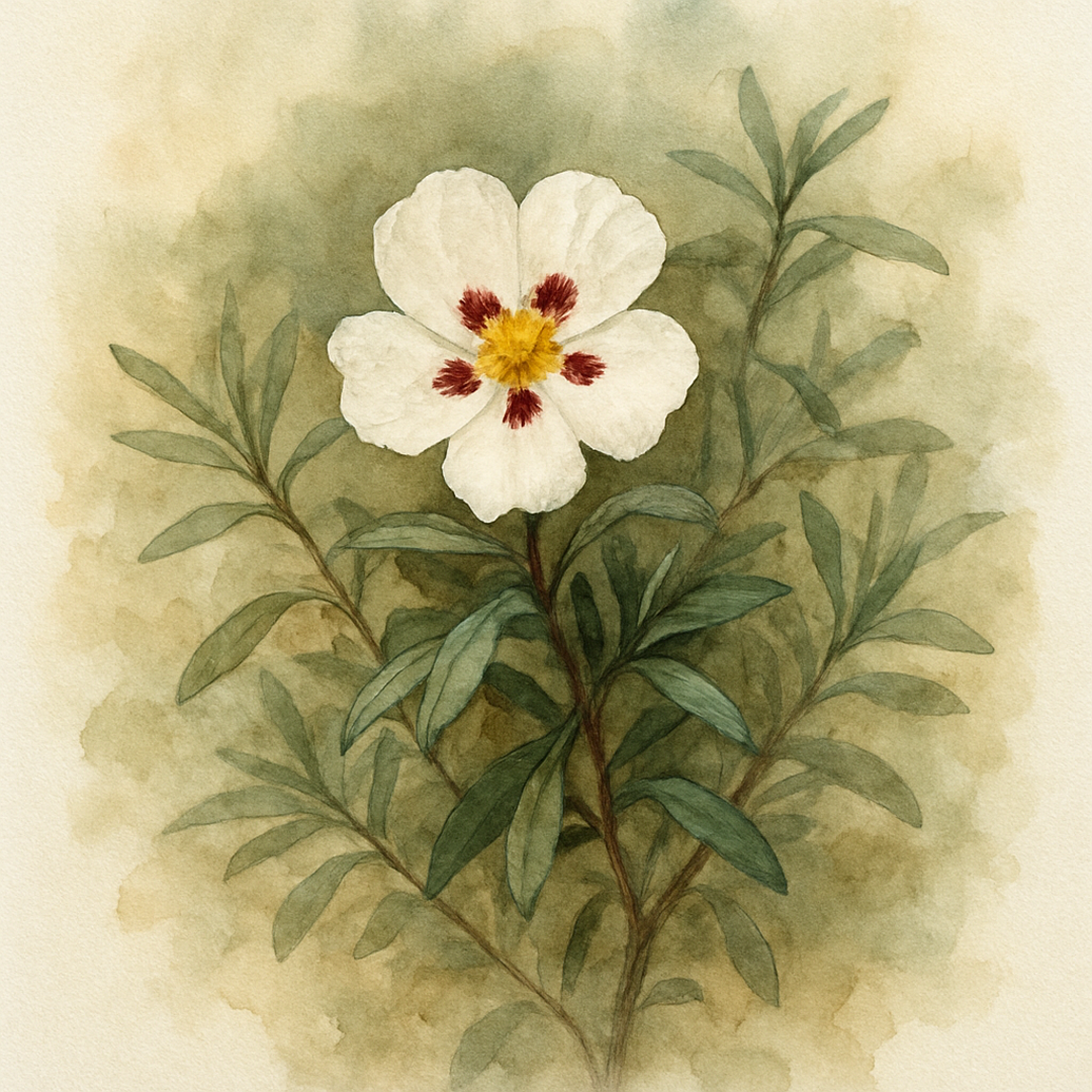 Cistus × dansereaui 'Decumbens'