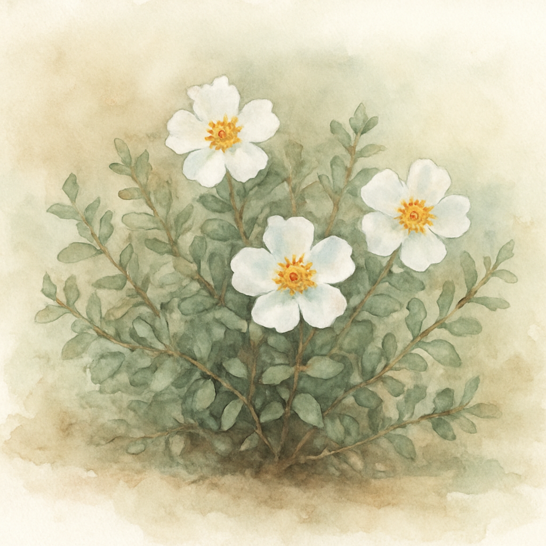 Cistus × obtusifolius Sweet 'Thrive'
