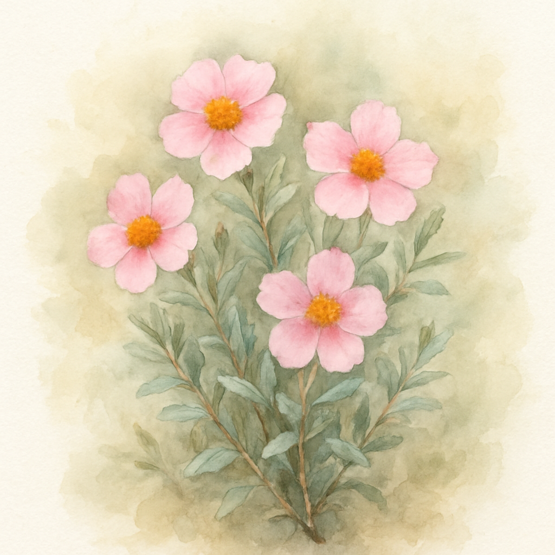 Cistus Silver Pink