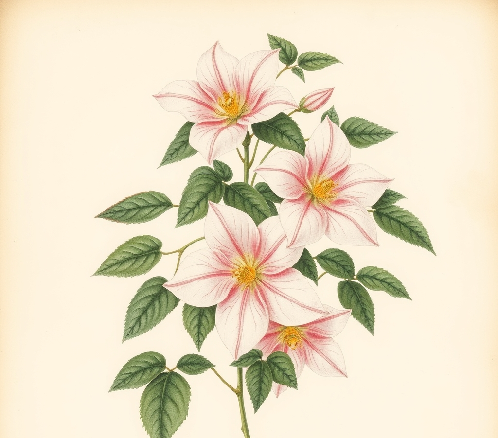 Clematis ‘Pink Beauty’