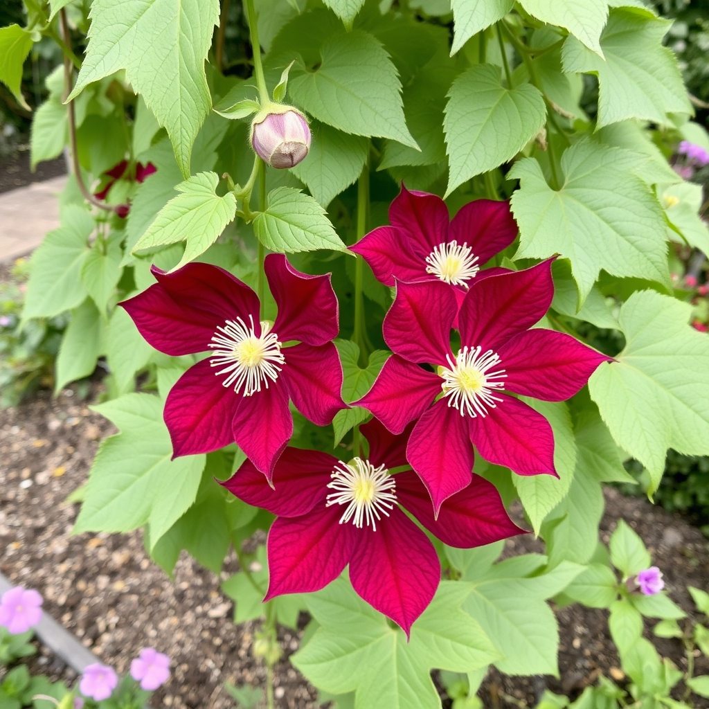 Clematis ‘Sir Edward Elgar’