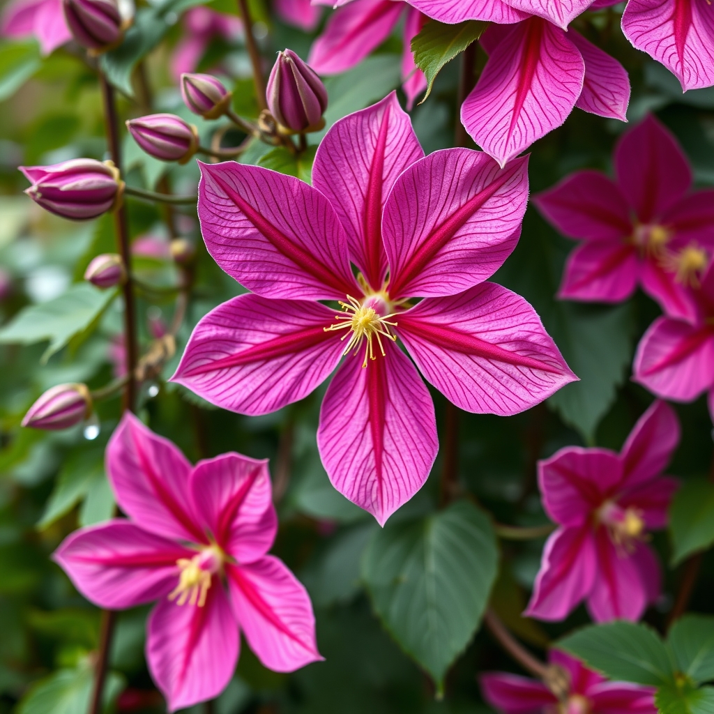 Clematis 'Doctor Ruppel'