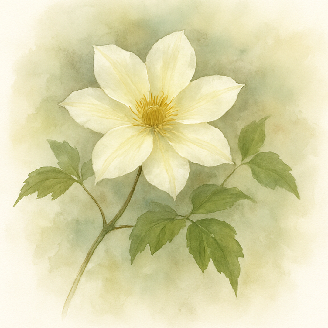 Clematis Guernsey Cream