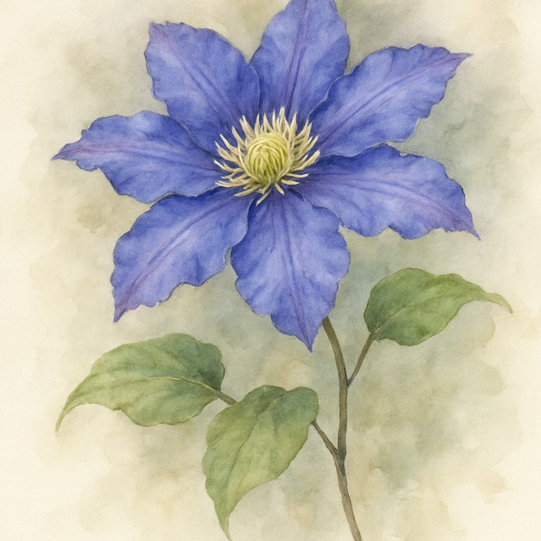 Clematis Lasurstern