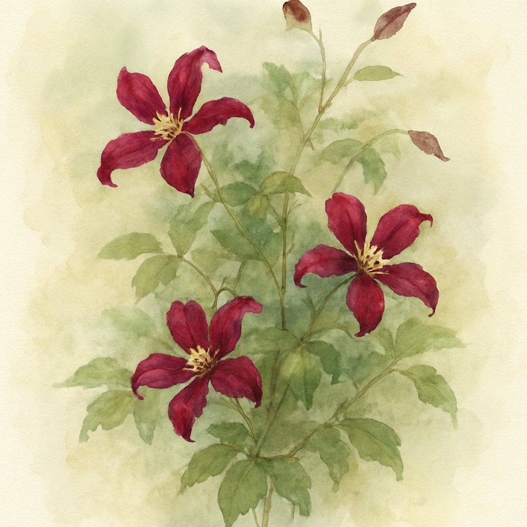 Clematis Madame Julia Correvon