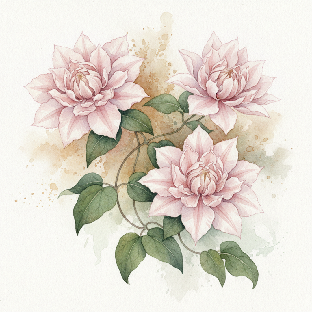 Clematis Margaret Hunt Climbing Plants