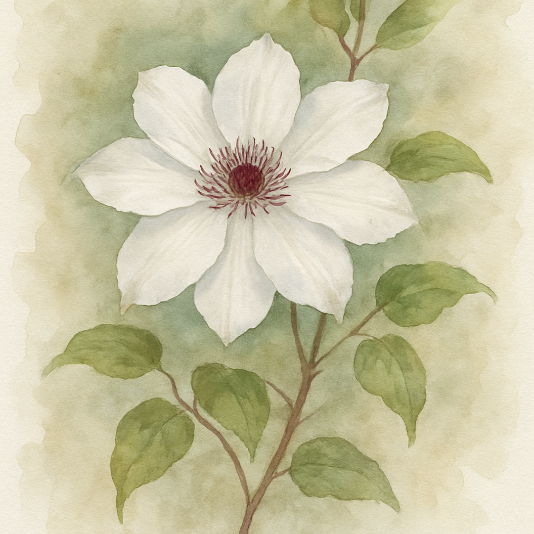 Clematis Miss Bateman