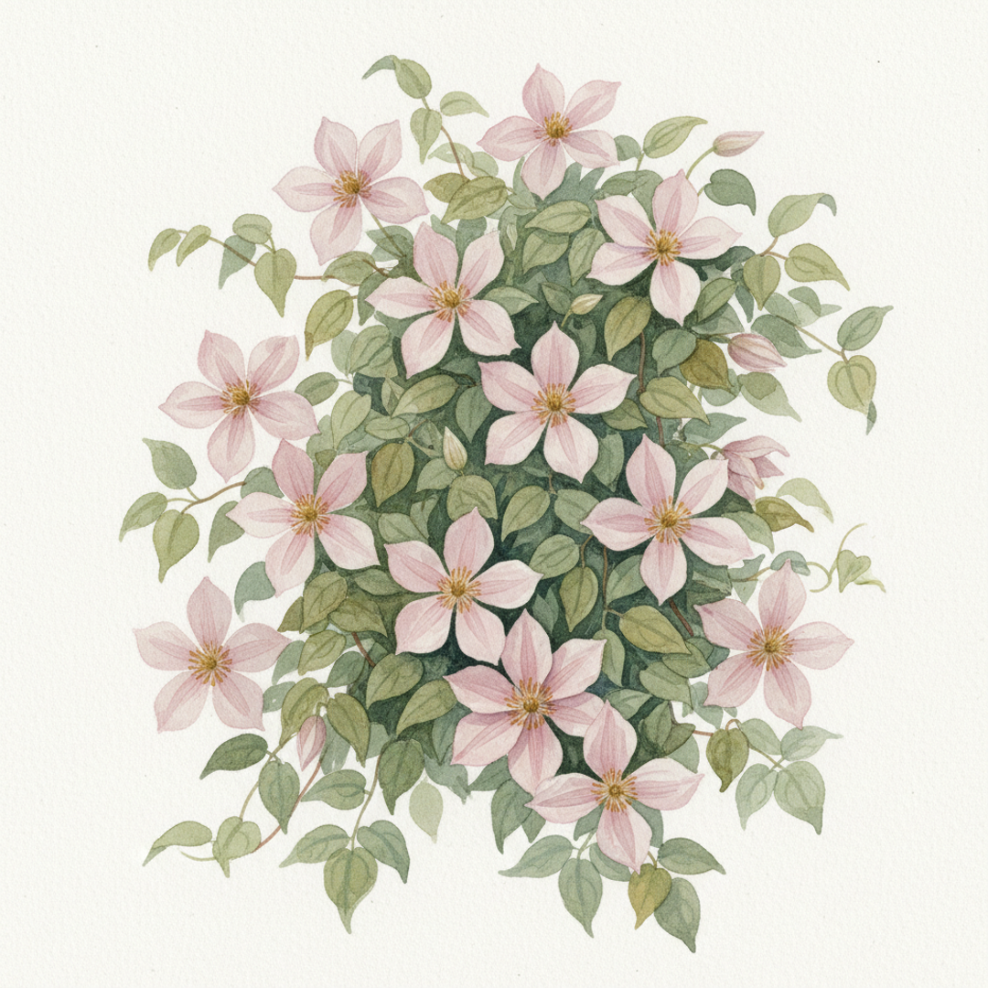 Clematis Montana Broughton Star Climbing Plants
