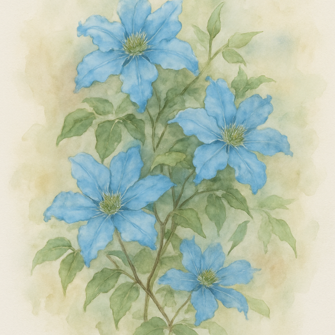 Clematis Perle d'Azur