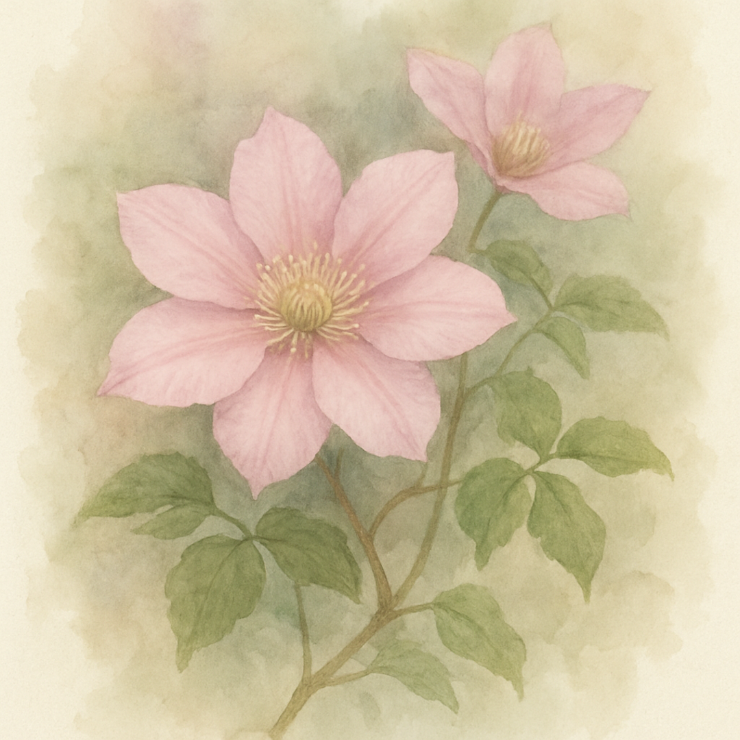 Clematis 'Pink Beauty'